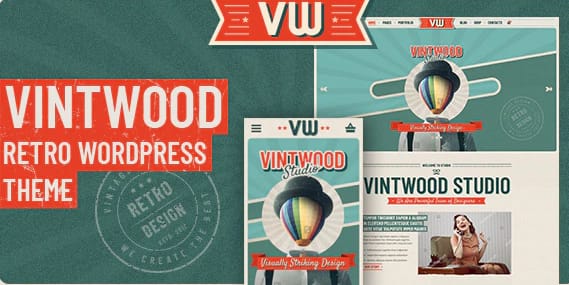 VintWood - Vintage, Retro WordPress Theme