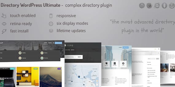 Directory ultimate PRO WordPress - Table, Grid