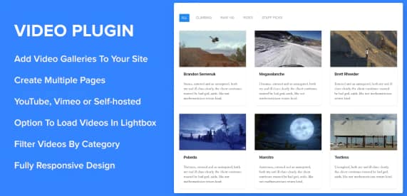 Sortable Video Embed WordPress