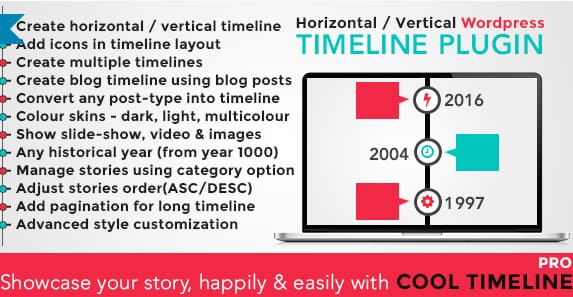 Cool Timeline Pro - WordPress Timeline Plugin