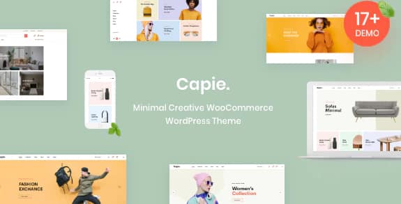 Capie - Minimal Creative WooCommerce WordPress Theme