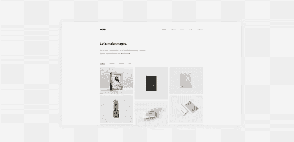 Nord - Minimal Portfolio WordPress