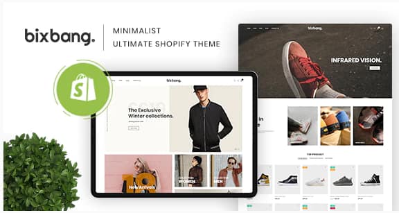 Bixbang - Minimalist eCommerce Shopify Template