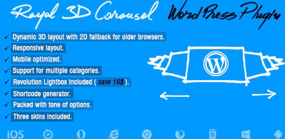 Royal 3D Carousel WordPress
