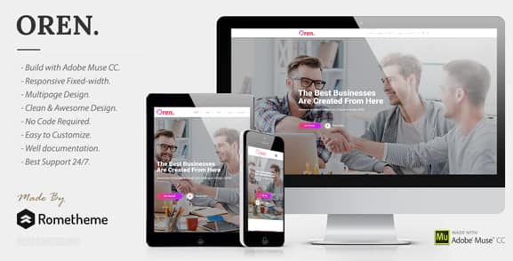 OREN - Responsive Multipurpose Adobe