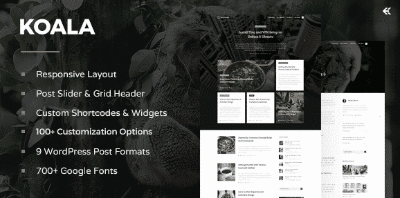 Koala - Responsive WordPress Blog