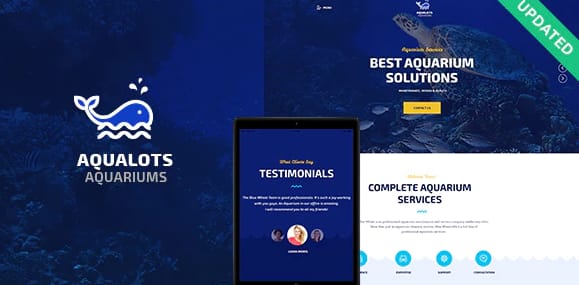 Aqualots | Aquarium Services WordPress