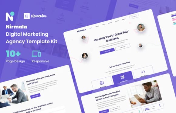 Nirmala - Digital Marketing Agency Elementor Template Kit