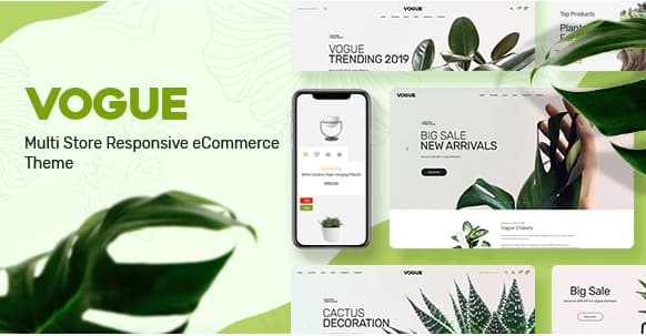 Vogue - Plant Store Opencart