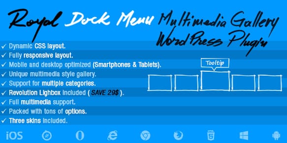 Royal Dock Menu Multimedia