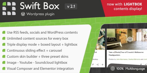 Swift Box - WordPress Contents