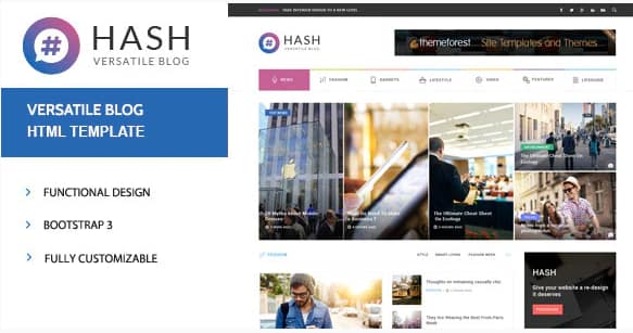 Hash - News & Magazine HTML Template