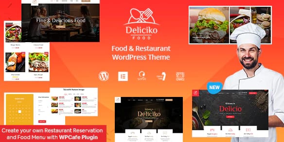 Deliciko - Restaurant WordPress Theme