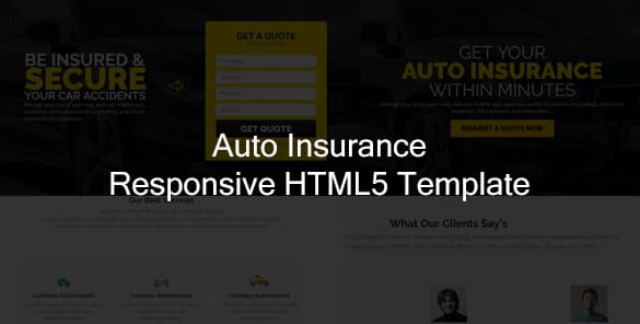 Jr. Auto Insurance Landing Page