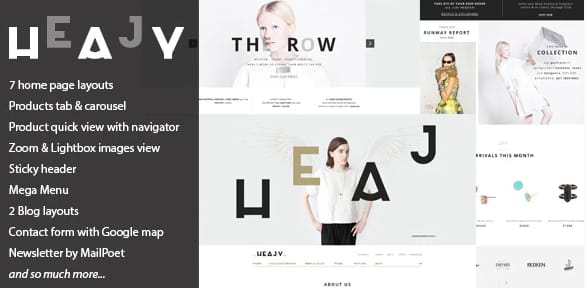 Heajy - Handmade Fashion WordPress
