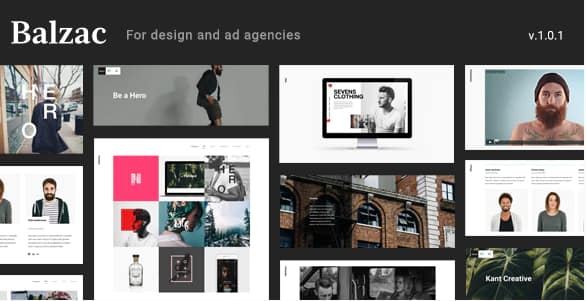 Balzac - An Ultra Creative HTML5 Template for Agencies