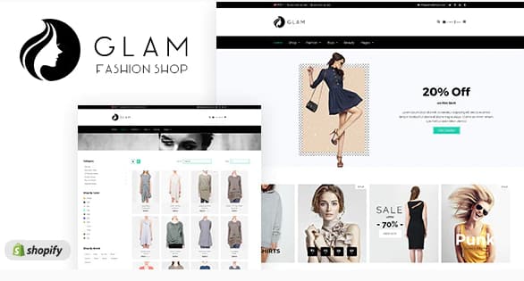 Glam - Modern, Fashion Shopify Theme
