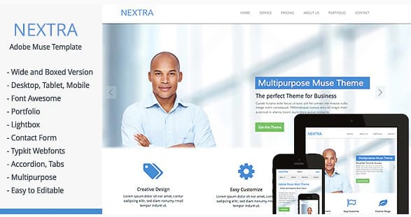 Nextra - Multi-Purpose Muse Template