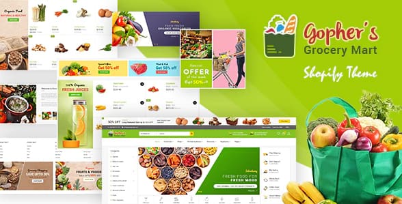Gopher - Grocery Store Shopify Theme