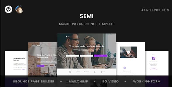 Semi - Service Unbounce Landing
