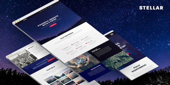 Stellar - Responsive Muse Template