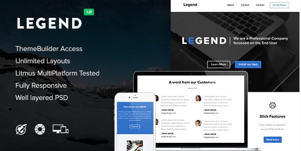Legend - Video Email (optional