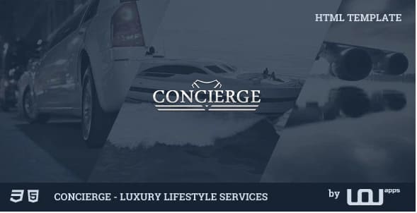Concierge - Luxury Lifestyle Services HTML