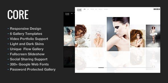 Core Minimalist Photography Portfolio