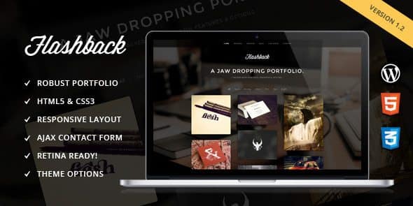 Flashback - A Jaw Dropping Portfolio WP Theme