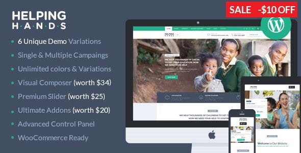 HelpingHand - Charity/Fundraising Wordpress Theme
