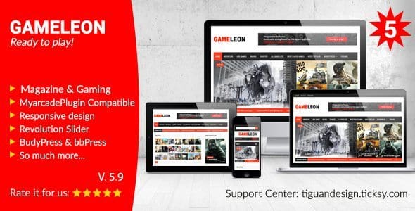 Gameleon - WordPress Magazine And