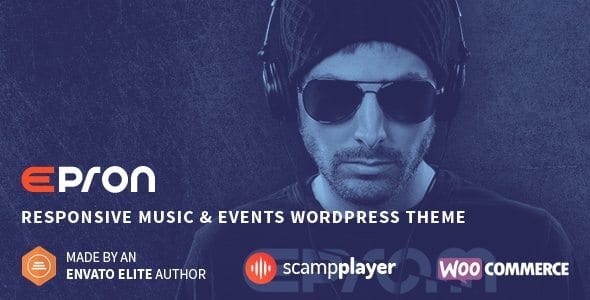Epron - Responsive Music & Events WordPress Theme