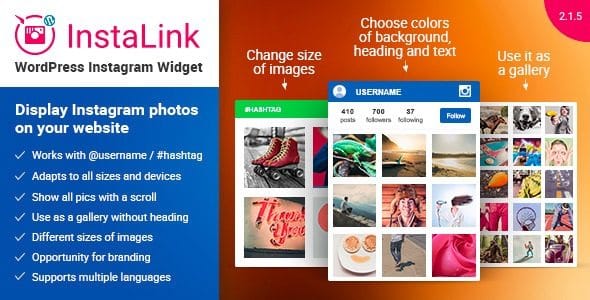 Instagram Widget WordPress Instagram