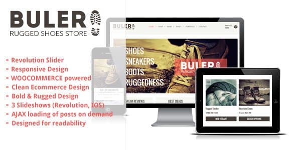 Buler - A Rugged Ecommerce / WooCommerce Theme