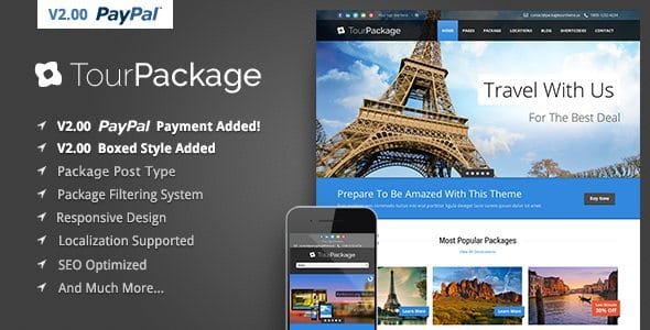 Tour Package-Wordpress Travel/Tour Theme