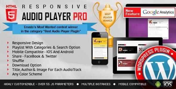 Responsive HTML5 Audio Player