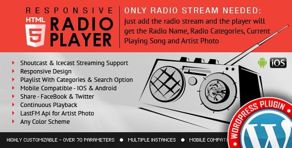 Radio Player Shoutcast and