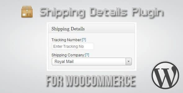 Shipping Details Plugin for