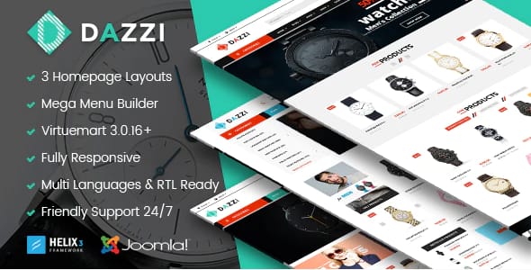 Vina Dazzi - VirtueMart Template