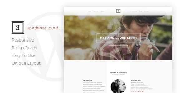 RIVAL One Page Vcard