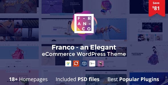 Franco Elegant WooCommerce WordPress Theme