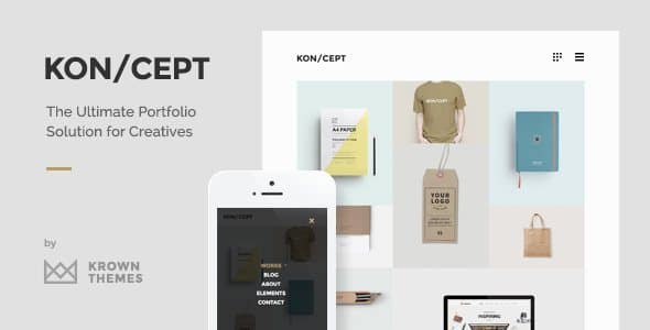 KON CEPT A Portfolio Theme for Creative People