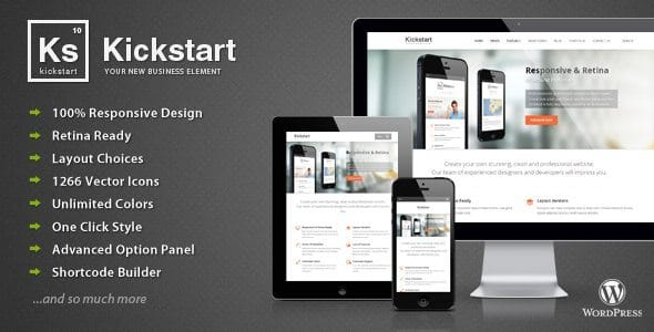 Kickstart - Retina Responsive Multi-Purpose Theme