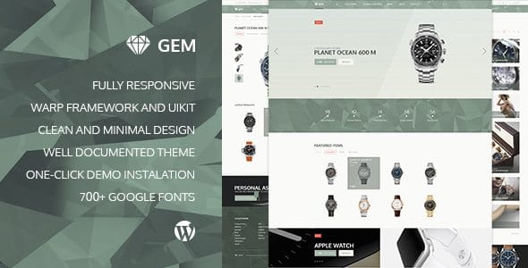 Gem - Luxury eCommerce Responsive
