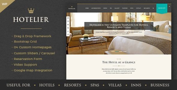 Hotelier - Hotel & Travel