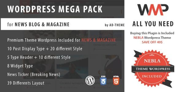 WP Mega Pack for News
