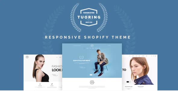 Tuoring - Responsive Fashion, Tee, Clothing Shopify Theme (Sections Ready)