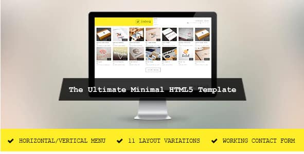 Laboq - The Ultimate HTML5 Minimal Template