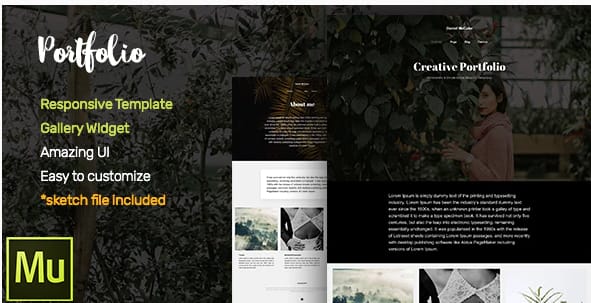 Portfolio Adobe Muse CC