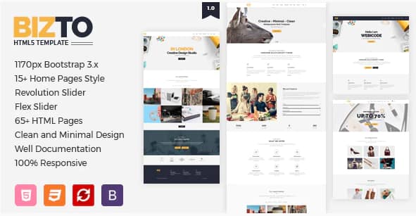 BizTo - MultiPurpose HTML5 Template